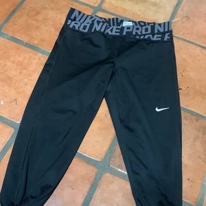 Nike pro cross over waist leggings women